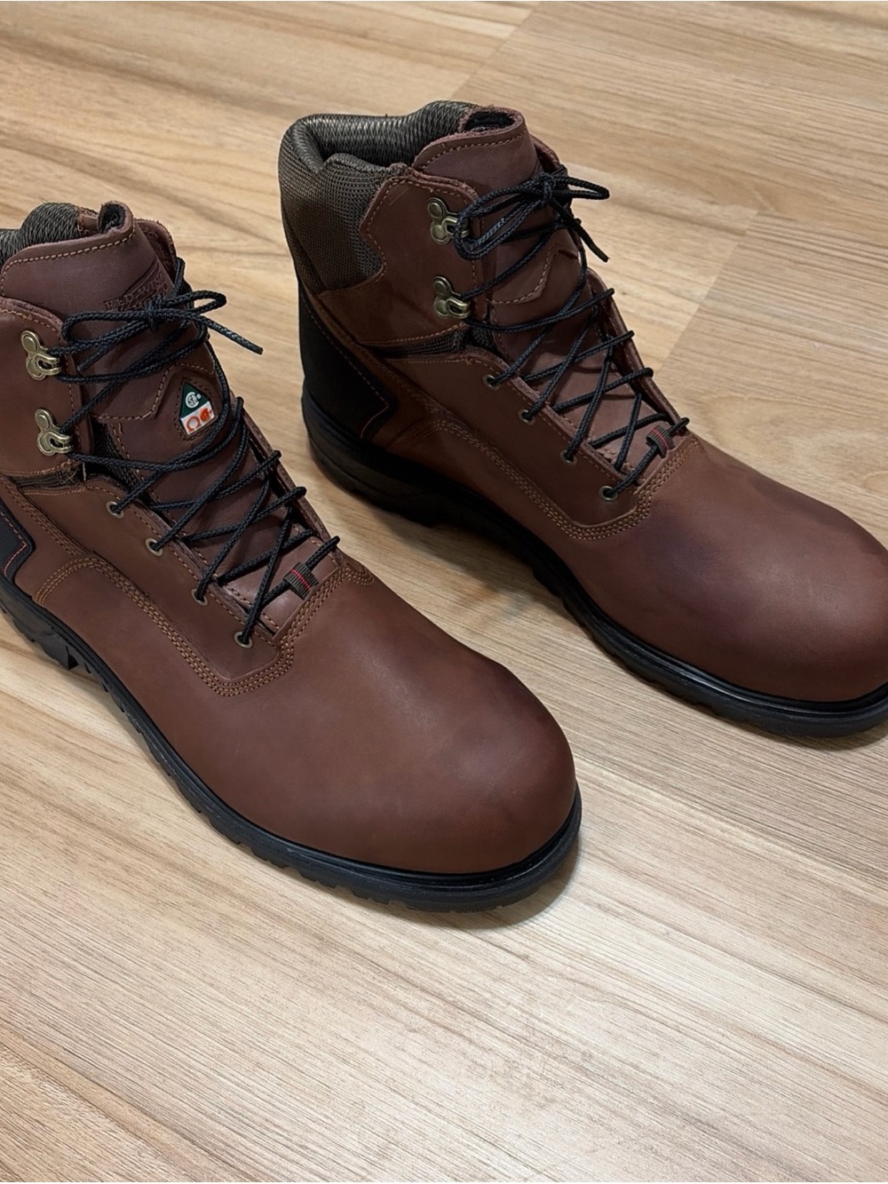 Red Wing 3572 BRNR XP Waterproof Safety Toe Work Boots Men’s 15D Brown EH - Picture 4 of 10